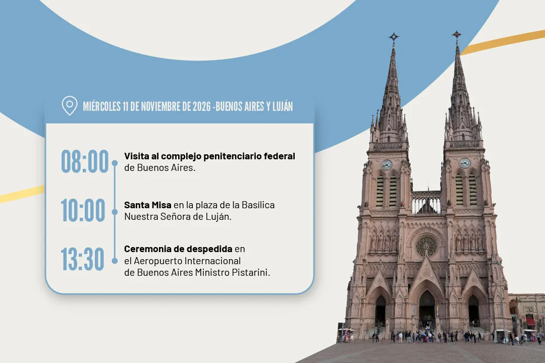 Cronograma oficial de la Visita del Papa León XIV - Imagen 4