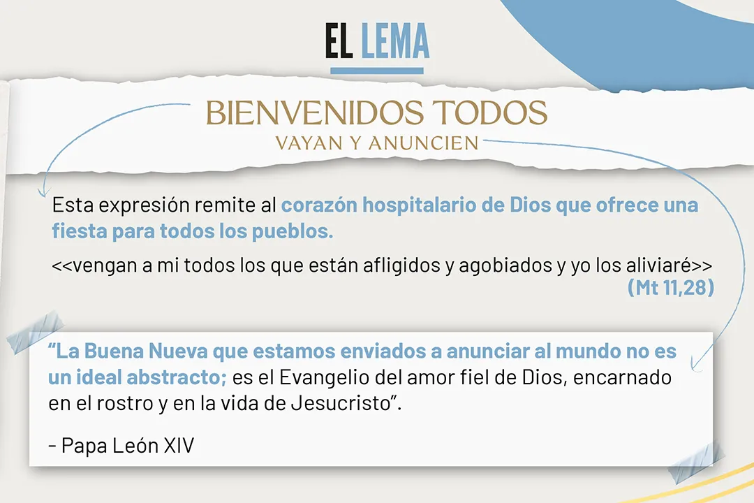 Presentamos el Logo y Lema de la Visita del Papa León XIV a la Argentina - Imagen 1